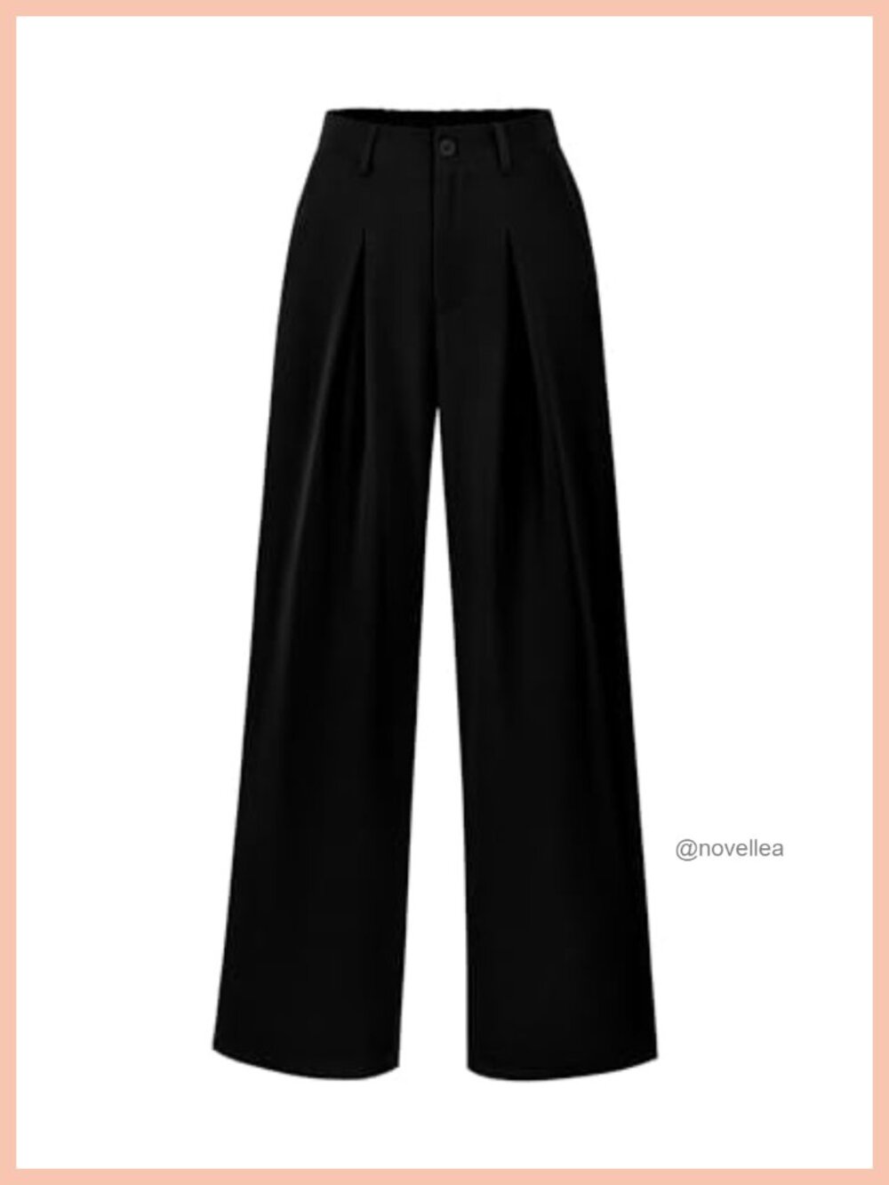 High Waisted Wide Leg Palazzo Pants for Women with Pockets - Stretchy Pleated